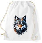 printfashion Farkas - Sportzsák, Tornazsák - Fehér (16082281)