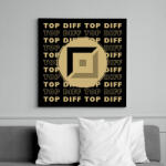 printfashion League of Legends - TOP DIFF - Vászonkép - Fekete (15861284)