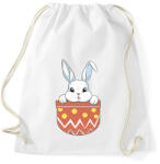 printfashion Húsvéti nyuszi zsebminta - Sportzsák, Tornazsák - Fehér (12759833)