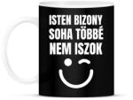 printfashion SOHA TÖBBÉ NEM ISZOK - Bögre - Fekete (11434615)