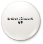 printfashion Szoldog Bülinapot! - Kitűző, hűtőmágnes - Fehér (5249562)