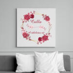 printfashion Csilla - Vászonkép - Fehér (6632534)
