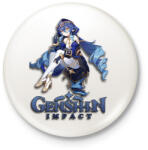 printfashion Genshin Impact - Kitűző, hűtőmágnes - Fehér (16625675)