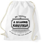 printfashion Legjobb könyvelő - póló - Sportzsák, Tornazsák - Fehér (12561883)