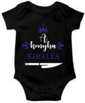 printfashion A konyha királya - Baba Body - Fekete (16350788)