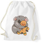 printfashion Koala és mézeskalács - Sportzsák, Tornazsák - Fehér (15212578)