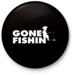 printfashion Pecázni mentem - Kitűző, hűtőmágnes - Fekete (3092513)