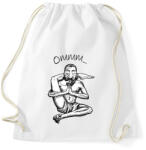 printfashion Ommm. . . - Jógázó férfi - Sportzsák, Tornazsák - Fehér (6874431)