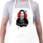 printfashion i hate everything - Kötény - Fehér (4912674)