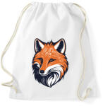 printfashion Róka - Sportzsák, Tornazsák - Fehér (16102825)