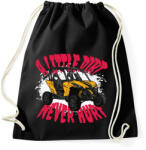 printfashion Dirt car - Sportzsák, Tornazsák - Fekete (5071636)