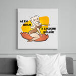 printfashion Az én uram - Vászonkép - Fehér (6629797)