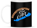 printfashion Körbetekertem! - Bögre - Fekete (2757285)