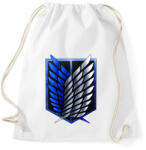 printfashion Attack on Titan Logo - Sportzsák, Tornazsák - Fehér (2289348)