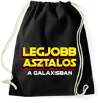 printfashion LEGJOBB ASZTALOS A GALAXISBAN - Sportzsák, Tornazsák - Fekete (11556094)