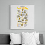 printfashion True detective - Vászonkép - Fehér (6621282)