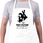 printfashion PULP FICTION-BLACK - Kötény - Fehér (4908718)