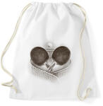 printfashion Ping pong - Sportzsák, Tornazsák - Fehér (14106648)