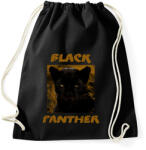 printfashion BLACK PANTHER - Sportzsák, Tornazsák - Fekete (7581852)