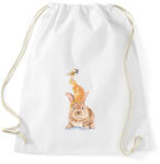 printfashion Bird, Cat, Rabbit - Sportzsák, Tornazsák - Fehér (1738887)