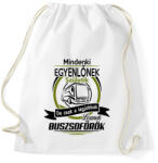 printfashion Buszsofőr - Sportzsák, Tornazsák - Fehér (1050162)