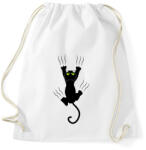 printfashion Macska - Sportzsák, Tornazsák - Fehér (1654963)