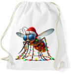printfashion Vicces gonosz karácsonyi szúnyog - izzósorral - Sportzsák, Tornazsák - Fehér (15226089)