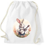 printfashion Banjos nyuszi - Sportzsák, Tornazsák - Fehér (13878226)