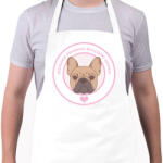 printfashion Büszke gazdi: Francia bulldog - Kötény - Fehér (4908195)