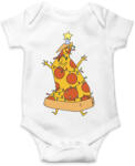 printfashion Pizza karácsonyfa - Baba Body - Fehér (5638372)