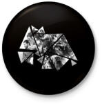 printfashion Warzone - Kitűző, hűtőmágnes - Fekete (3102820)