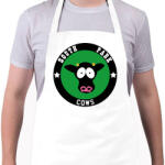 printfashion south park cows - Kötény - Fehér (15121642)
