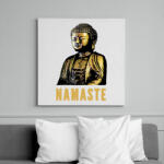 printfashion BUDHA2 - Vászonkép - Fehér (6626325)