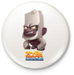 printfashion Zooba - Bruce - Kitűző, hűtőmágnes - Fehér (4601767)