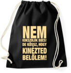 printfashion Nem kokszolok, de kössz! - Sportzsák, Tornazsák - Fekete (2394171)