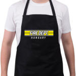 printfashion Tűzoltóság Magyarország - Kötény - Fekete (4918847)