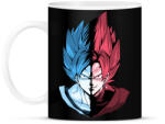 printfashion Super Saiyan Blue VS Super Saiyan Rose - Bögre - Fekete (976736)