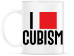printfashion I love cubism - Bögre - Fehér (6732595)