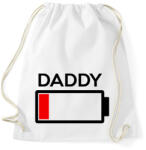 printfashion DADDY - Sportzsák, Tornazsák - Fehér (284839)