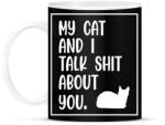printfashion My cat and I - White - Bögre - Fekete (7048003)