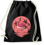 printfashion flamingo - Sportzsák, Tornazsák - Fekete (13659333)