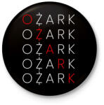 printfashion OZARK - Kitűző, hűtőmágnes - Fekete (6388363)