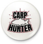 printfashion Carp Hunter - Kitűző, hűtőmágnes - Fehér (3088997)