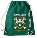 printfashion Pac Man vége - Sportzsák, Tornazsák - Sötétzöld (60677)