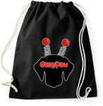 printfashion Piros bolondos méhecsketacskó - Sportzsák, Tornazsák - Fekete (13432175)
