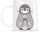 printfashion Pingvin család - Bögre - Fehér (6142293)