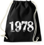 printfashion 1978 - Sportzsák, Tornazsák - Fekete (6195668)