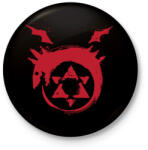 printfashion Homunculus - Kitűző, hűtőmágnes - Fekete (16039284)