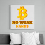 printfashion BITCOIN 4EVER 28 - Vászonkép - Fehér (6639784)