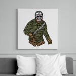 printfashion Jason - Vászonkép - Fehér (6620744)